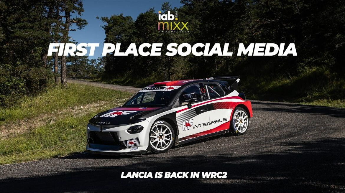 L’Or pour Lancia : La campagne « Retour en WRC2 » sacrée aux IAB MIXX Awards 2026