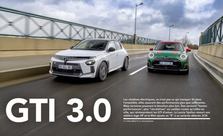 Revue de presse : Lancia Ypsilon HF vs MINI dans L&rsquo;Auto Journal